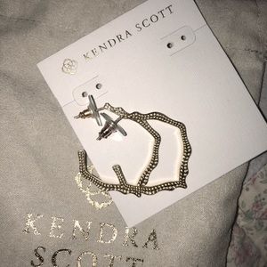 EUC Kendra Scott Miku Gold Hoops